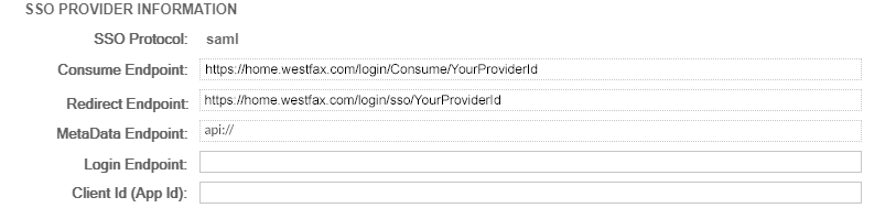 SAML Config