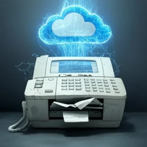 Cloud fax document icons