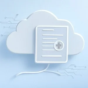 Cloud fax document icons